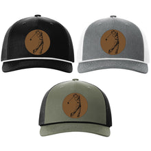 Load image into Gallery viewer, "Inside The Leather" Richardson Cap Meshback Rope Trucker