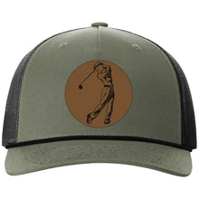 Load image into Gallery viewer, "Inside The Leather" Richardson Cap Meshback Rope Trucker