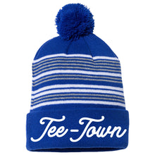 Load image into Gallery viewer, &quot;Tee-Town Classic&quot; Pom Beanie
