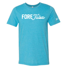 Load image into Gallery viewer, &quot;FORE Tulsa&quot; Unisex Blended Tee
