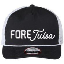 Load image into Gallery viewer, &quot;FORE Tulsa&quot; Imperial Meshback Rope Hat
