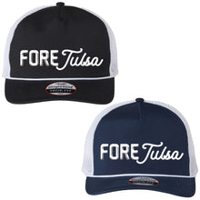 Load image into Gallery viewer, &quot;FORE Tulsa&quot; Imperial Meshback Rope Hat
