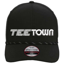 Load image into Gallery viewer, &quot;Tee-Town Lines&quot; Imperial 6-Panel Rope Hat
