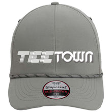 Load image into Gallery viewer, &quot;Tee-Town Lines&quot; Imperial 6-Panel Rope Hat
