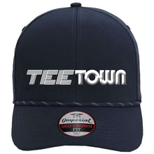 Load image into Gallery viewer, &quot;Tee-Town Lines&quot; Imperial 6-Panel Rope Hat
