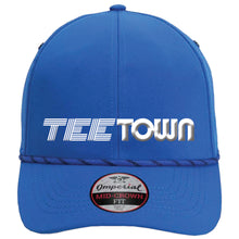 Load image into Gallery viewer, &quot;Tee-Town Lines&quot; Imperial 6-Panel Rope Hat
