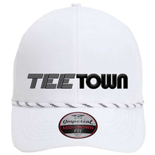 Load image into Gallery viewer, &quot;Tee-Town Lines&quot; Imperial 6-Panel Rope Hat
